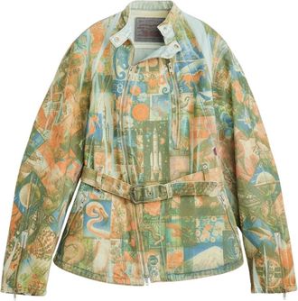 Kiko Kostadinov Carina Belted Jacket - Dames - Zomerjassen - Veelkleurig - L - Katoen - Jassen