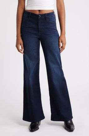 1822 Denim Better Butter High Waist Wide Leg Jeans in Yanique at Nordstrom, Size 25