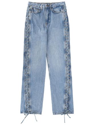 Rotate Jeans With Laces
