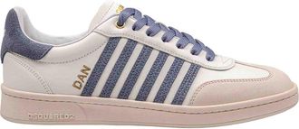 Dsquared2 Boxer Sneakers In Leather And Suede