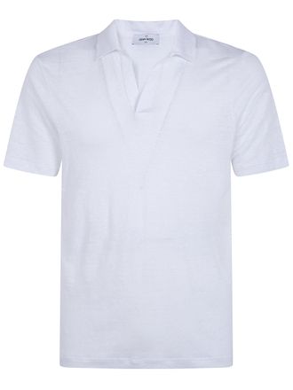 Gran Sasso Logo Print Short Sleeves Skipper Polo Shirt