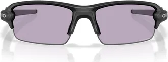 Oakley 61mm Flak 2.0 Prizm Rectangle Sunglasses in Matte Black/prizm Slate at Nordstrom
