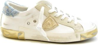 Philippe Model Multicolor Leather And Suede Sneakers