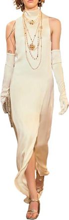 Chanel Resort Cream Silk Gown Size 36