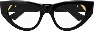 Bottega Veneta Cat-Eye Eyeglasses - Black