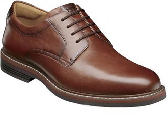 Florsheim Mens Norwal Plain Toe Oxford Shoes In Congac