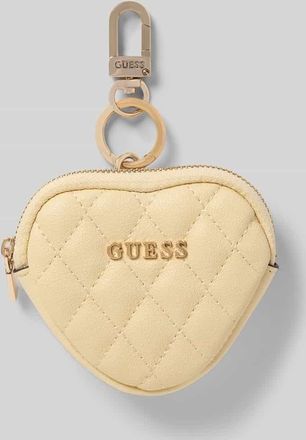Guess Schl&uuml;sselanh&auml;nger in Herzform mit Karabiner in GELB, Gr&ouml;&szlig;e 1