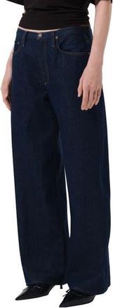 A Gold E Kiera Low Rise Wide Leg Jeans in Rinse Rinse at Nordstrom Rack, Size 29