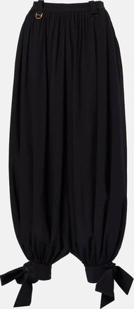 Chlo&eacute; Chlo&eacute; Pantalones globo de crep&eacute; de china de seda