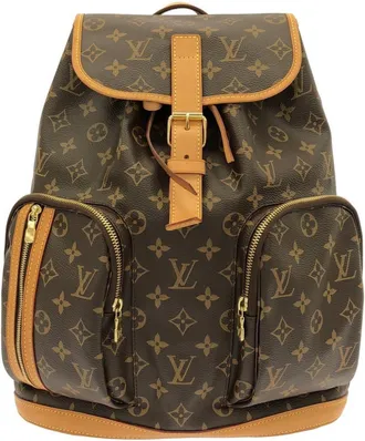 Louis Vuitton Marron Monogram Coated Canvas Backpack (Pre-Owned)