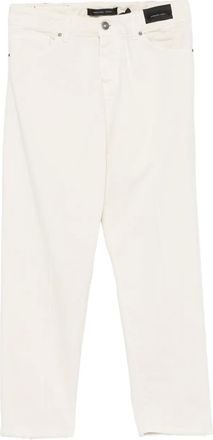 Michael Coal Broek met franje - Beige
