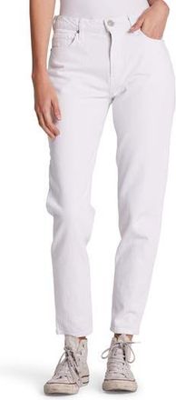 Hudson Bettie High Waist Tapered Jeans in White at Nordstrom Rack, Size 26