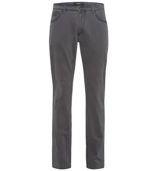 Brax Mens Chuck Slim Pants In Graphite Grey