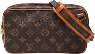 Louis Vuitton Pre-owned Cross Body Bags, female, Brown, Size: ONE SIZE Pre-owned Fabric Crossbody Bag
