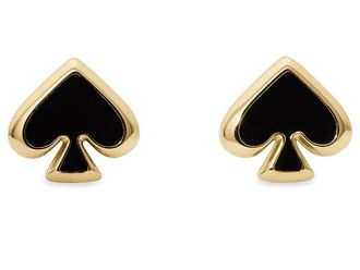 Kate Spade New York Everyday Spade Enamel Studs Womens Earring Black