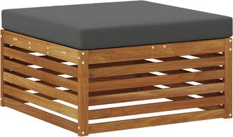 vidaXL Reposapi&eacute;s De Exterior Madera De Acacia S&oacute;lida Natural Vidaxl
