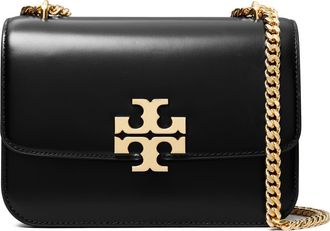 Tory Burch Small Eleanor Convertible Leather Shoulder Bag in Black at Nordstrom