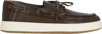 Hogan Brown H-Tv Front Laces Loafers