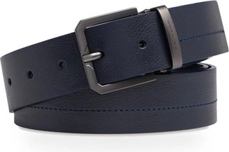 Piquadro Cintur&oacute;n de Piel Russel - Accessories - Hombre - Azul - ONE SIZE