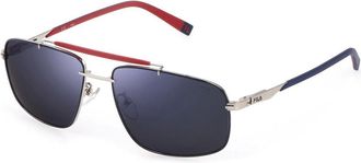 Fila SFI210V Polarized E70B Mens Sunglasses Grey Size 60