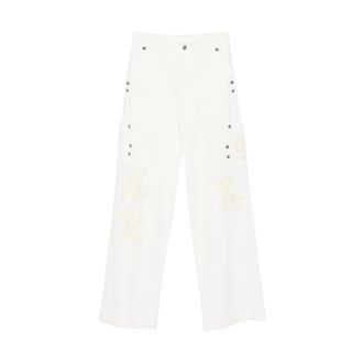 Ermanno Scervino Dames, Jeans, Wit, Maat: XS Denim