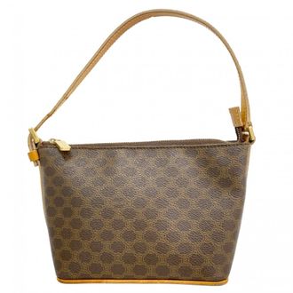 Celine Brown Pvc Pouch (Pre-Owned)