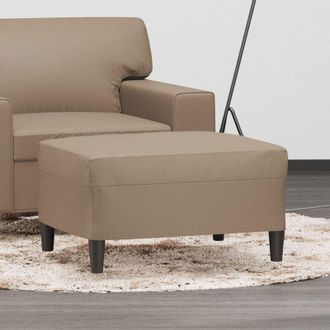 vidaXL Poggiapiedi Cappuccino 70x55x41 cm in Similpelle - Vidaxl