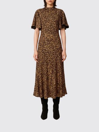 Twinset Floral-Print Viscose Short-Sleeved Midi Dress