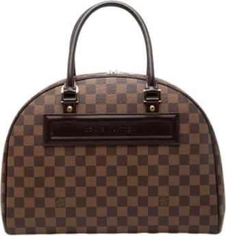 Louis Vuitton Pre-owned Nolita Handbag - Dames - Vintage Handtas - Bruin - ONE Size - Leer - Vintage