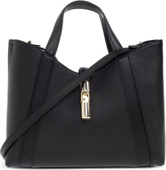 Furla Tote Bags, female, Black, Size: ONE SIZE Tote Bag