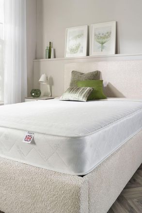 Aspire Home Accents Tri-Layer Natural Wool 900 Hybrid Mattress in White | Size: Small Single