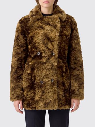 Isabel Marant Cappotto corto doppiopetto Jya in pelliccia sintetica