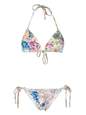 Zimmermann Set bikini Clover a fiori - Toni neutri