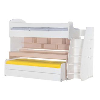 Muemue Litera Con Escritorio + Caj&oacute;n Blanco 182,7x252x107,8 Cm