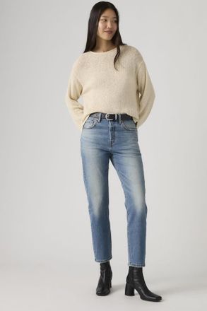 Levi's 501 Crop Lightweight Jeans - Donna - 23X26 - Blu / Roaming On Two Lightweight