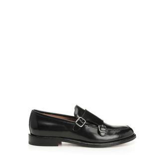 Corvari Double Buckle Moccasin - male - Corvari - Loafers - Black - 7 UK - Shoes