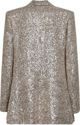 Blanca Vita Womens Grospey Jacket Gold Sequins Polyester