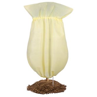 Infinite Funda Protectora Para Plantas Resistente A Las Heladas: Funda Protectora De Alta Densidad, Similar Al Vell&oacute;n, Con Cord&oacute;n Ajustable Y Cremallera, Para 