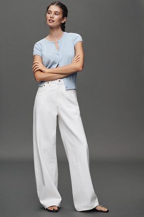 A Gold E Low Curve High-Rise Tapered Jeans