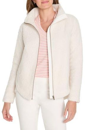 Nic+Zoe All Year Curly Boucl&eacute; Jacket in Classic Cream at Nordstrom Rack, Size Small