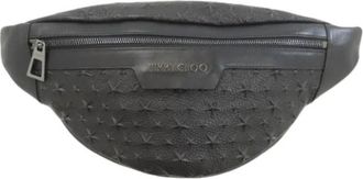 Jimmy Choo London Pre-owned Sling bag - Dames - Vintage Heuptassen - Zwart - ONE Size - Leer - Vintage