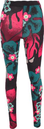 Dries Van Noten Floral-Print Leggings in Multicolor Rayon