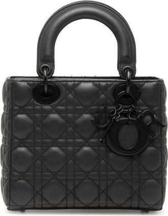 Dior Pre-owned Dior Small Ultra Matte Calfskin Cannage My ABCDior Lady Dior Ladies KFO6IBVQHB15W9M5