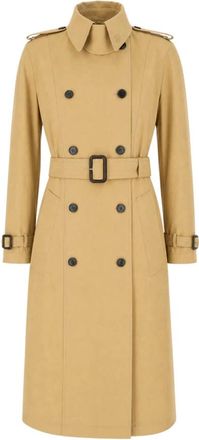 Gucci Jassen, Dames, Beige, S, Trench