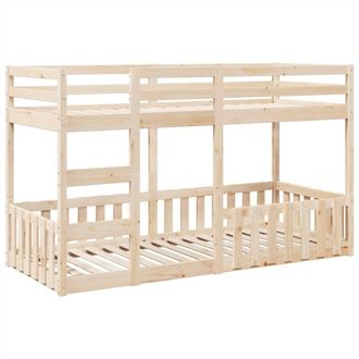 Berkfield Home Bunk Bed 80x200 cm Solid Wood Pine in Light Brown
