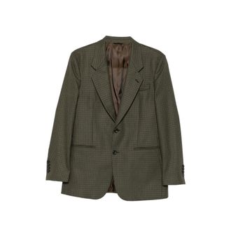 Reveres 1949 Houndstooth-pattern Single-breasted Blazer