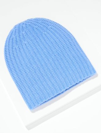 Talbots Chunky Cashmere Beanie - Silver Lake Blue - 001 Talbots