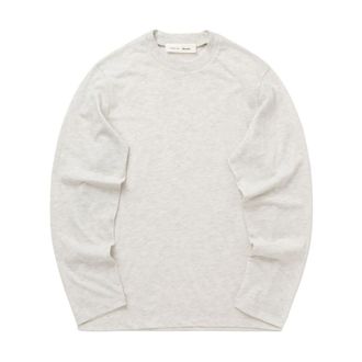 Fear of God Signature Classic Long Sleeve Tee - female - Fear Of God - Long Sleeve T-Shirts - Beige - XS - Tops