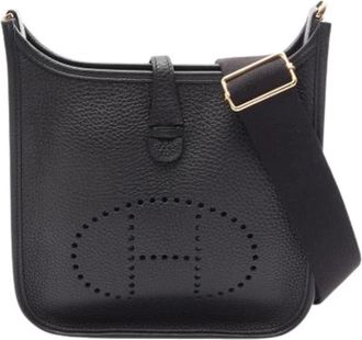 Herm&egrave;s Pre-owned Vintage Schoudertas - Dames - Vintage Schoudertas - Zwart - ONE Size - Leer - Vintage