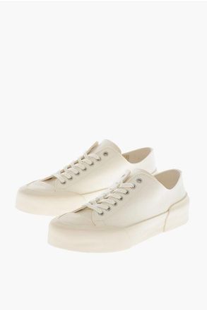 Jil Sander Canvas Low-Top Sneakers with Rubber Sole size 39